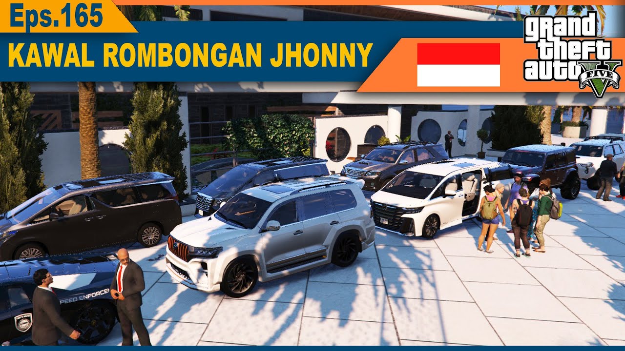 KONVOI MENUJU VILLA - REAL LIFE GTA 5 MOD INDONESIA - Episode 165