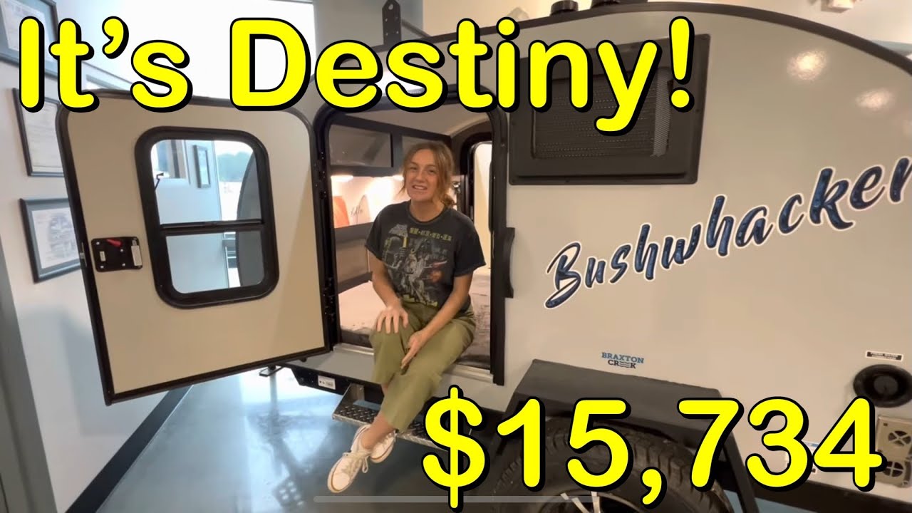 2023 Bushwhacker 10HD Travel Trailer 1300lbs!
