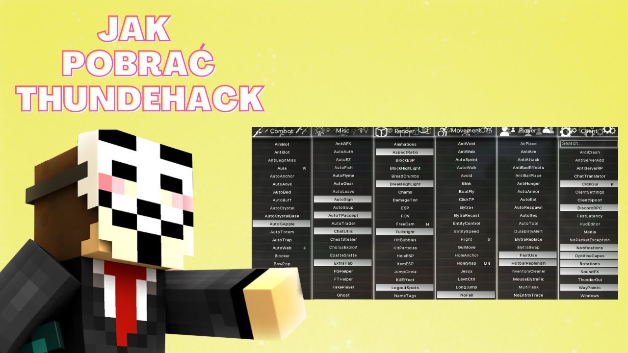 Jak pobrać czity thunderHack + LiquidBounce na rapy.pl | FREE CONFIG NA RAPY.PL LEPSZY NIZ KACORWINA