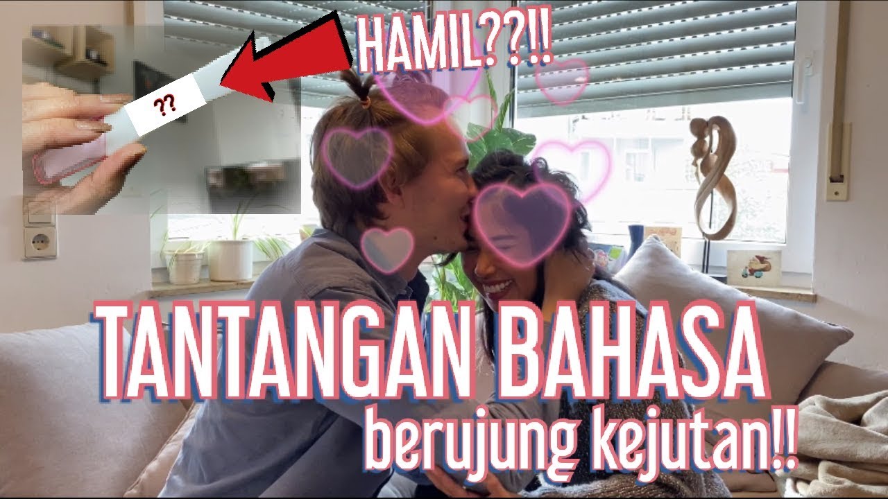 REAKSI suami BULE  tentang kehamilan pertama (selama games)