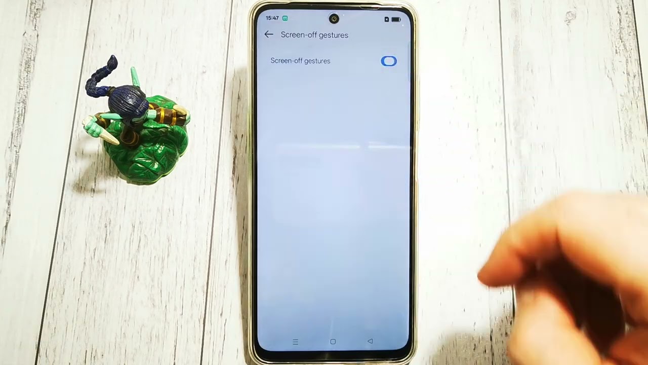 ⚙️ Как настроить жесты выключения экрана на Realme 14x