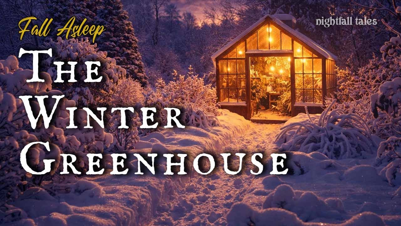 Fall Asleep to The Winter Greenhouse at Twilight | Cozy Botanical ASMR Sleep Story