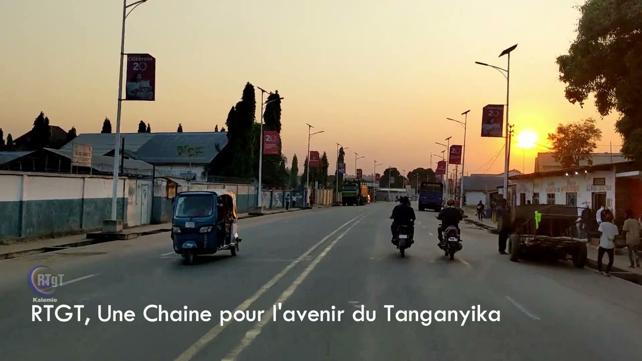 Kalemie, la ville dans son couché du soleil ☀️