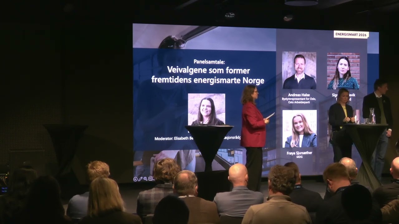 Panelsamtale Energismart 2026 - Veivalgene som former fremtidens energismarte Norge