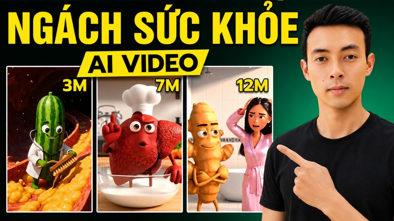 Cách Tạo Video AI Ngách Sức Khỏe: Xây Kênh Kiếm Tiền Bền Vững (Kèm Prompt)