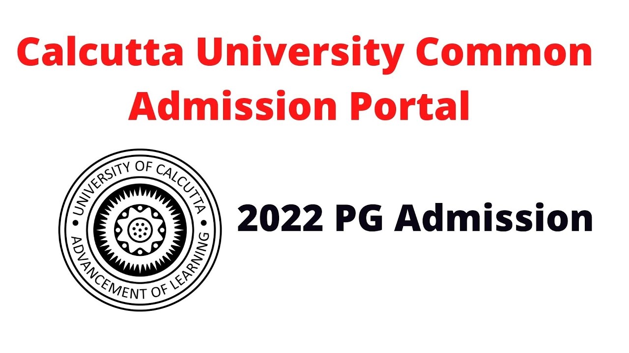 Calcutta University Common Admission Portal || 2022 PG Admission
