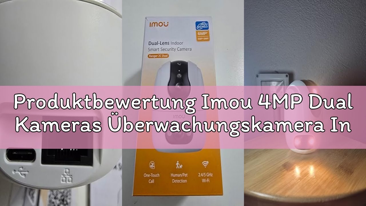 Produktbewertung Imou 4MP Dual Kameras Überwachungskamera Innen mit Person/Haustiererkennung, 2.4GHz