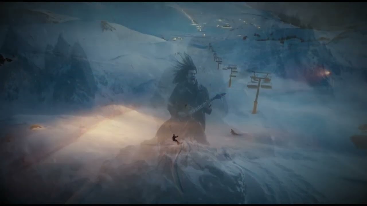 Ghost on the Peak #guitarist #mountain #blizzard #cinematic #solo #ghostlike #atmosphere