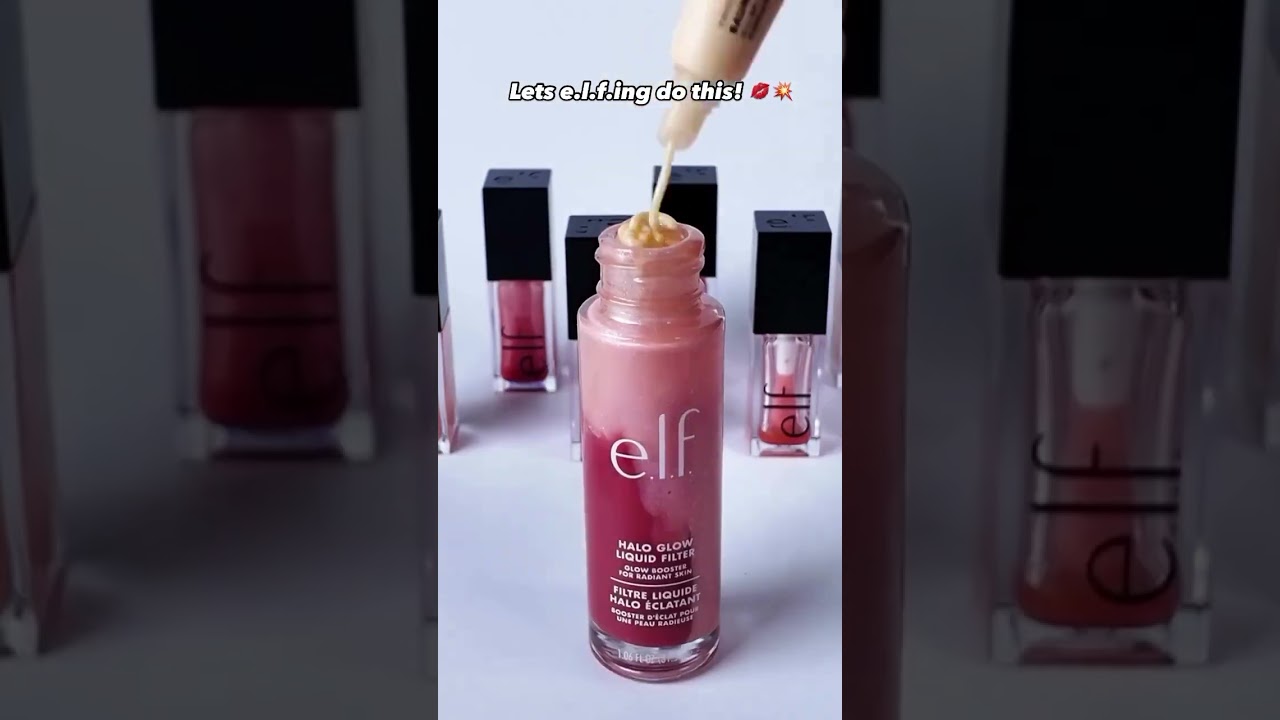 Turning Halo Glow Liquid Filter into Lip Gloss