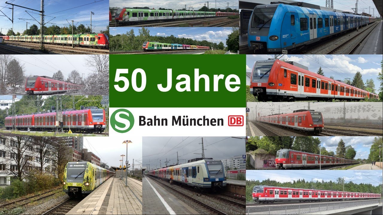 50 Jahre S Bahn München Impressionen von 2016 - 2022 mit ET 420, 423 und vielen Werbe-S-Bahnen