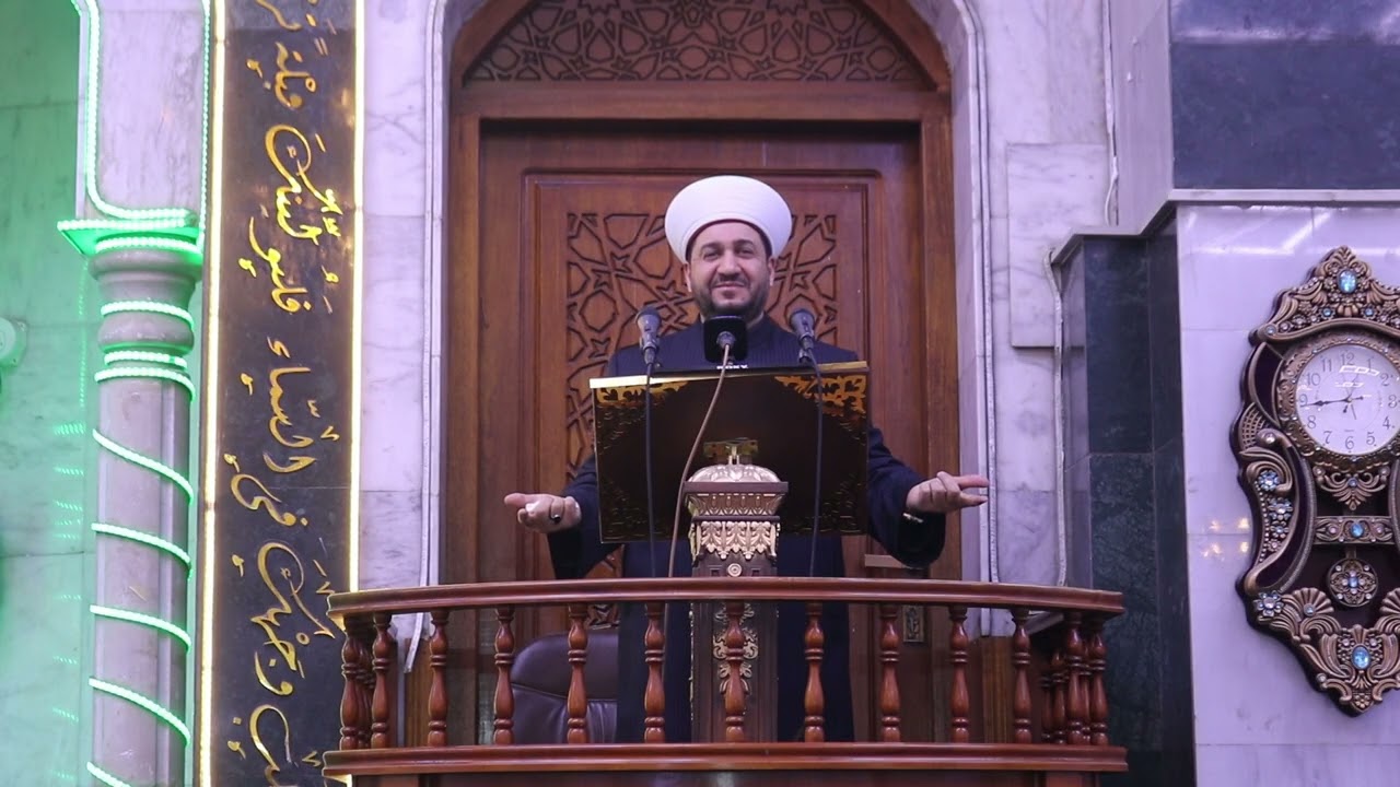 خطبة الجمعة لفضيلة الشيخ الدكتور عمار عبد الحافظ الكبيسي بعنوان : المفسد والمصلح