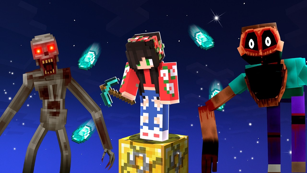 Nós tivemos que SOBREVIVER no mundo de 1 BLOCO!