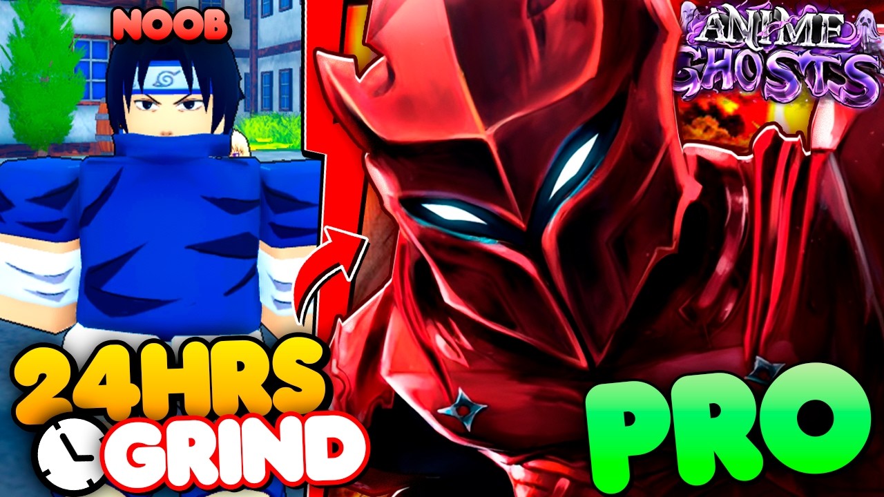 24 HORAS DE GRIND no ANIME GHOST! EU SOFRI...