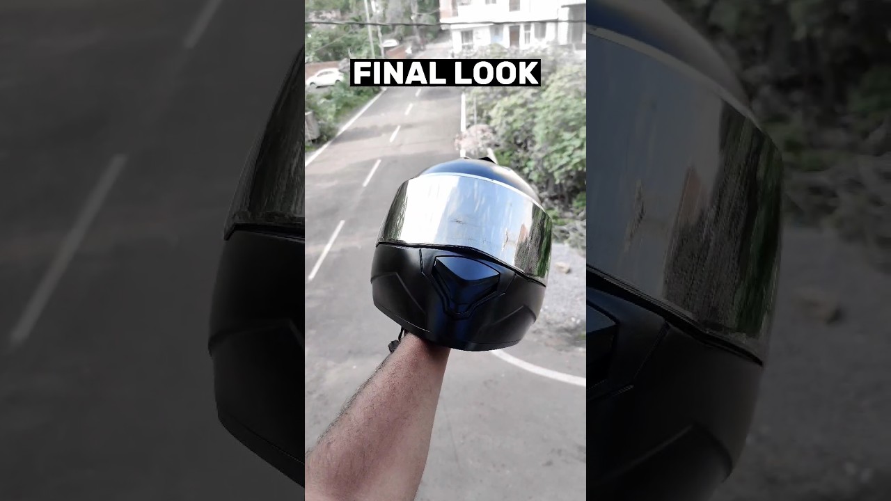 how to paint your helmet at home #helmet #motovlog #paint #rider #viral #shorts