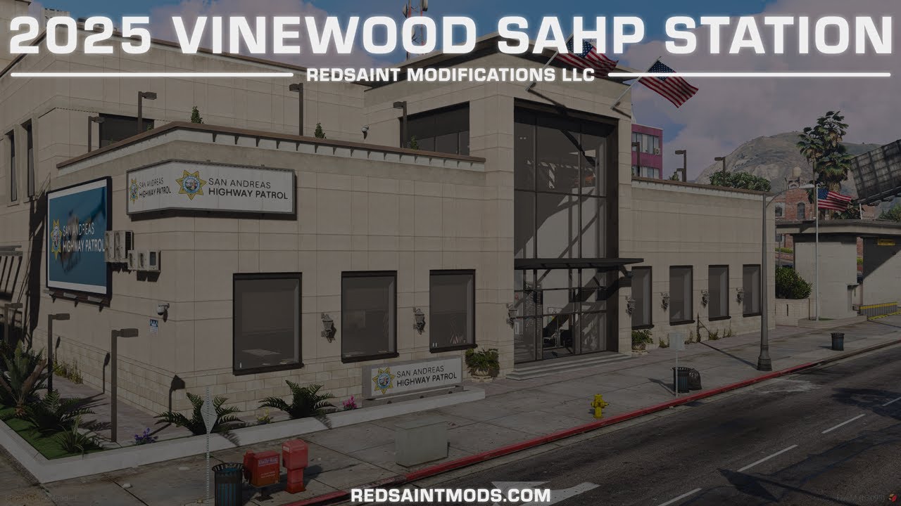 [MLO] 2025 Vinewood SAHP Station | GTA5 Showcase