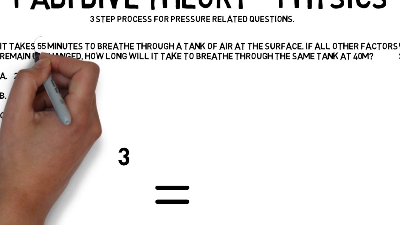 PADI Dive Theory Physics made easy.