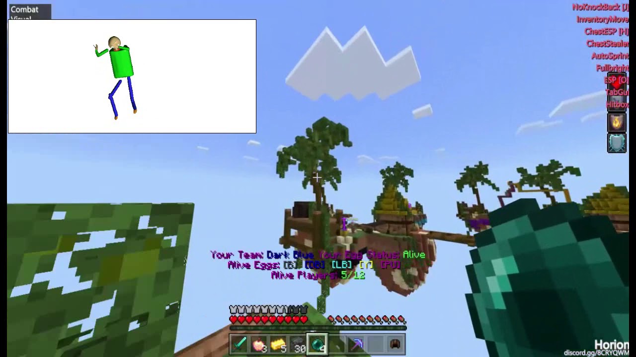 Minecraft windows 10 eggwars using spawned in items