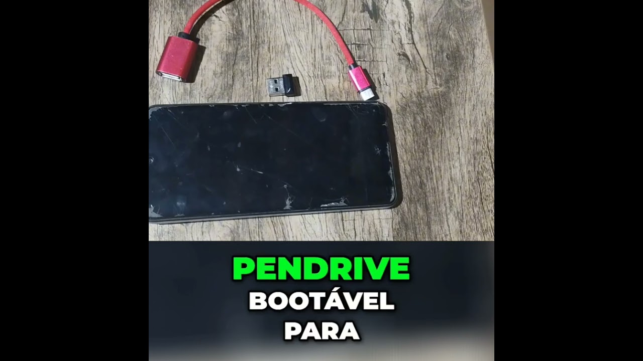 Como criar um pendrive boot&aacute;vel pelo celular para instalar o Windows | Tutorial em Portugu&ecirc;s