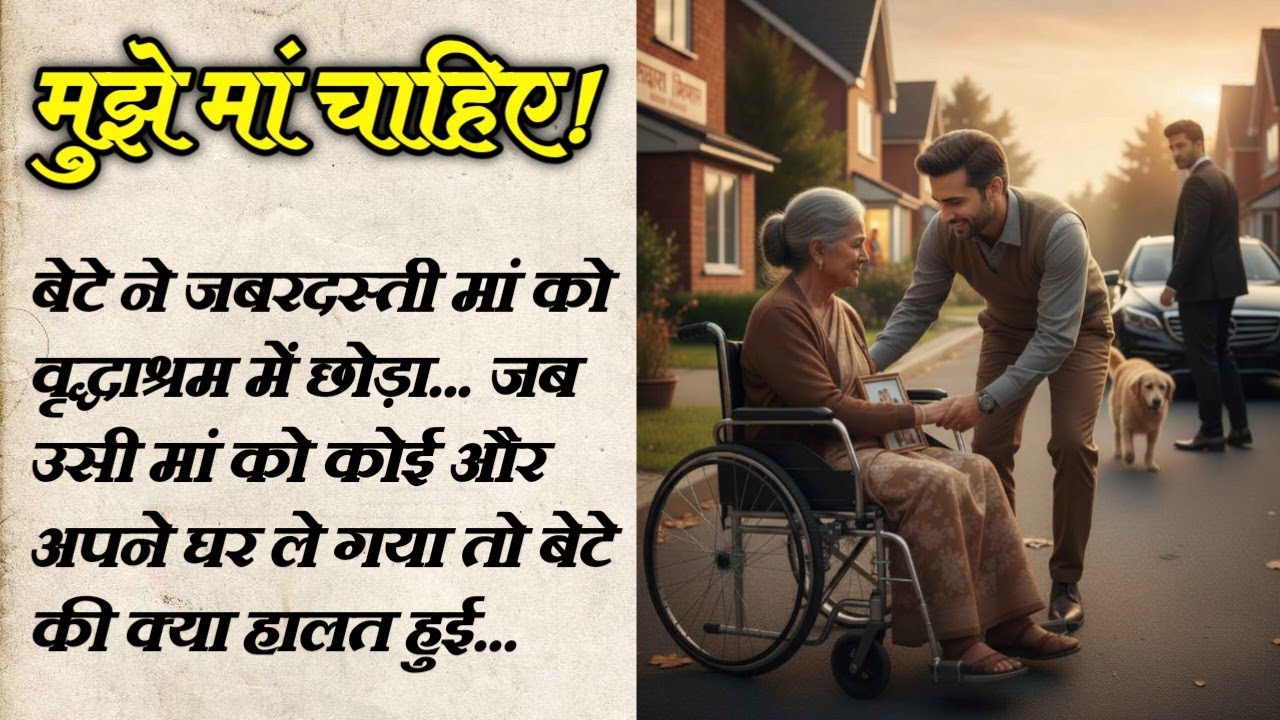 मुझे माँ चाहिए/ह्रदयस्पर्शी  कहानी /ममता का ठुकराया आंचल और मानवता का नया सवेरा/Heart Touching Story