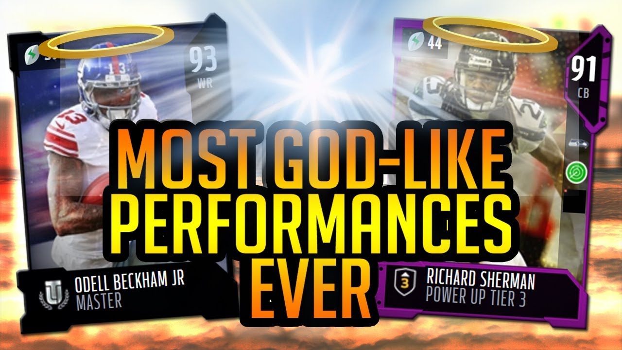 INSANE GOD LIKE PERFORMANCES! 93 OBJ IS UNSTOPPABLE! Madden 18 Ultimate Team