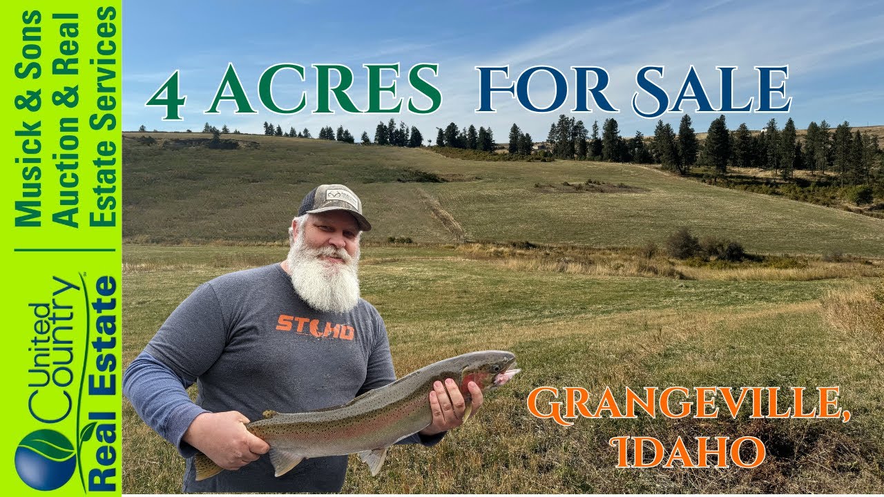 Idaho Land for Sale! 4.24 Acres Near Grangeville &ndash; Start Your Ideal Home Build today!