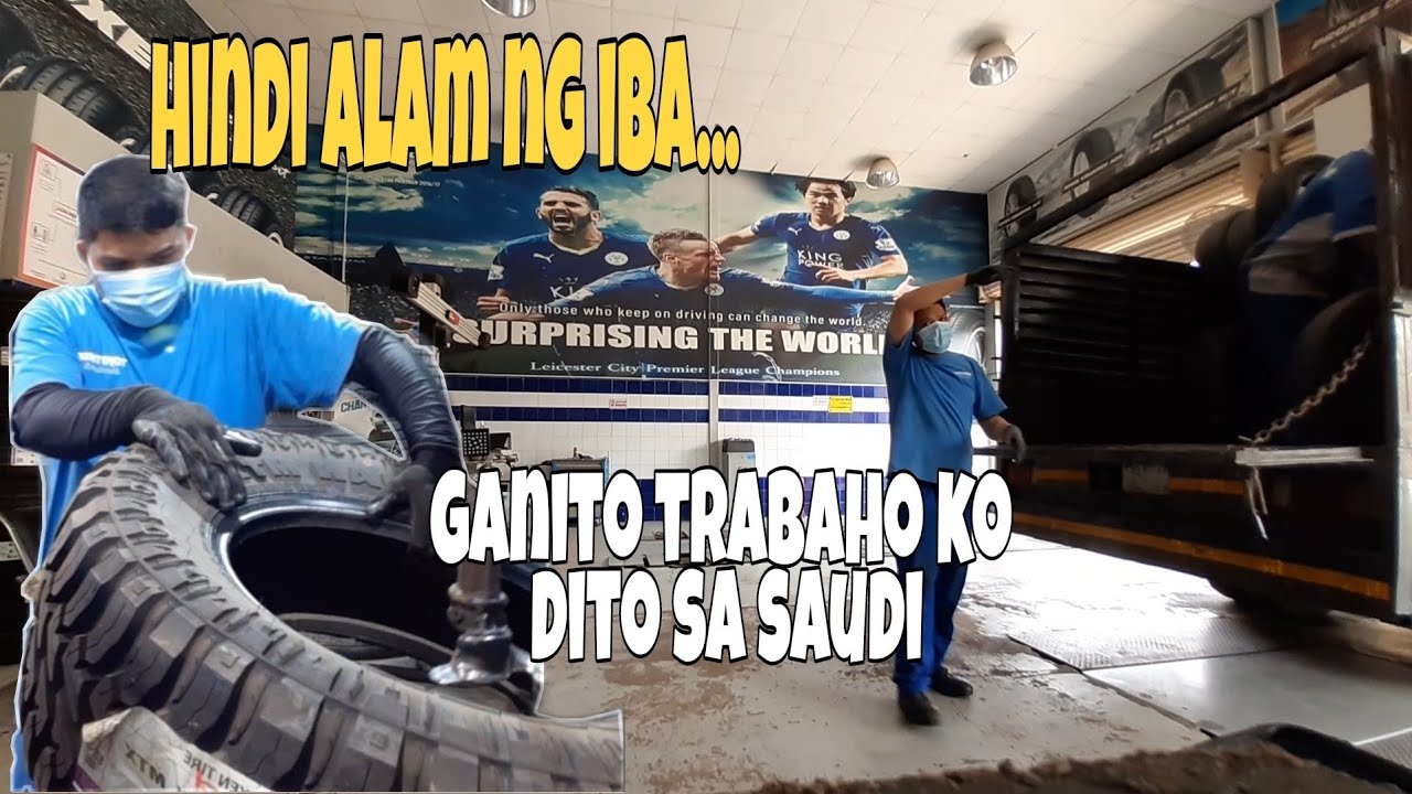 TRABAHO SA SAUDI 🔴tire technician/tirefitter