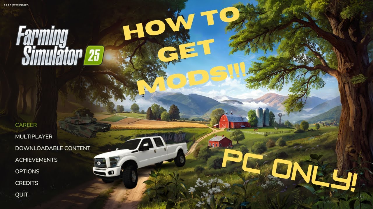 How To Get Mods in Farming Simulator 25! Full File Guide. (PC Only)