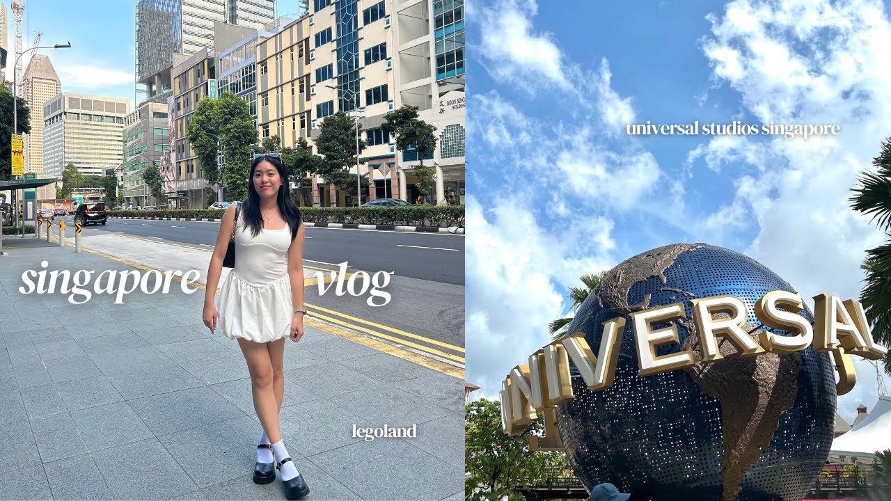 SINGAPORE VLOG | first time in universal studios singapore, legoland malaysia + shopping