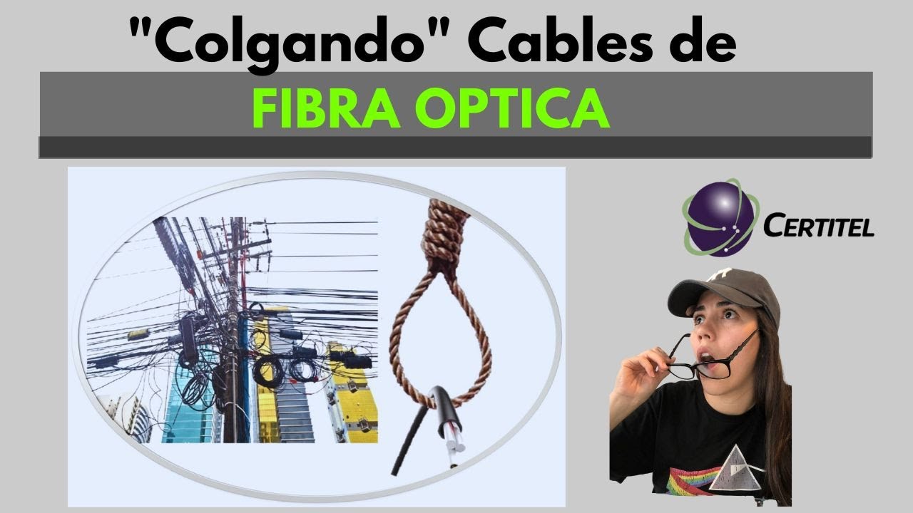 Webinar Colgando Cables de Fibra Optica