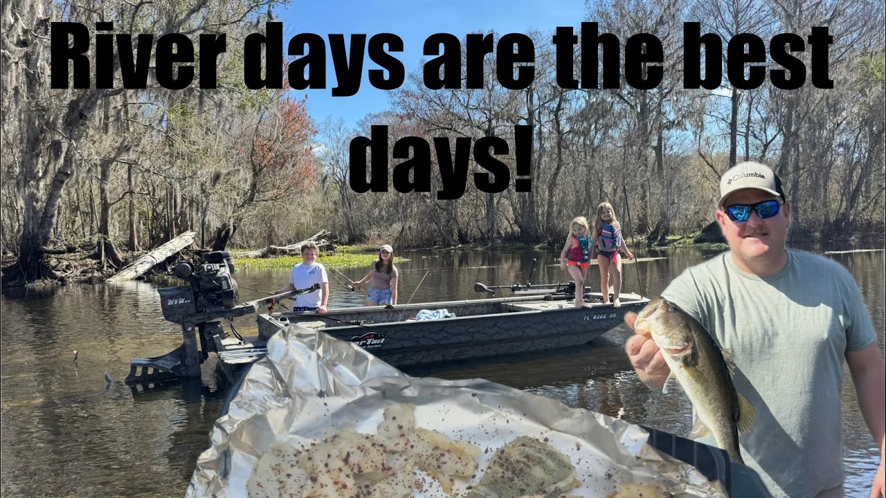 River fishing and swimming *bass and panfish* (catch n’ cook)