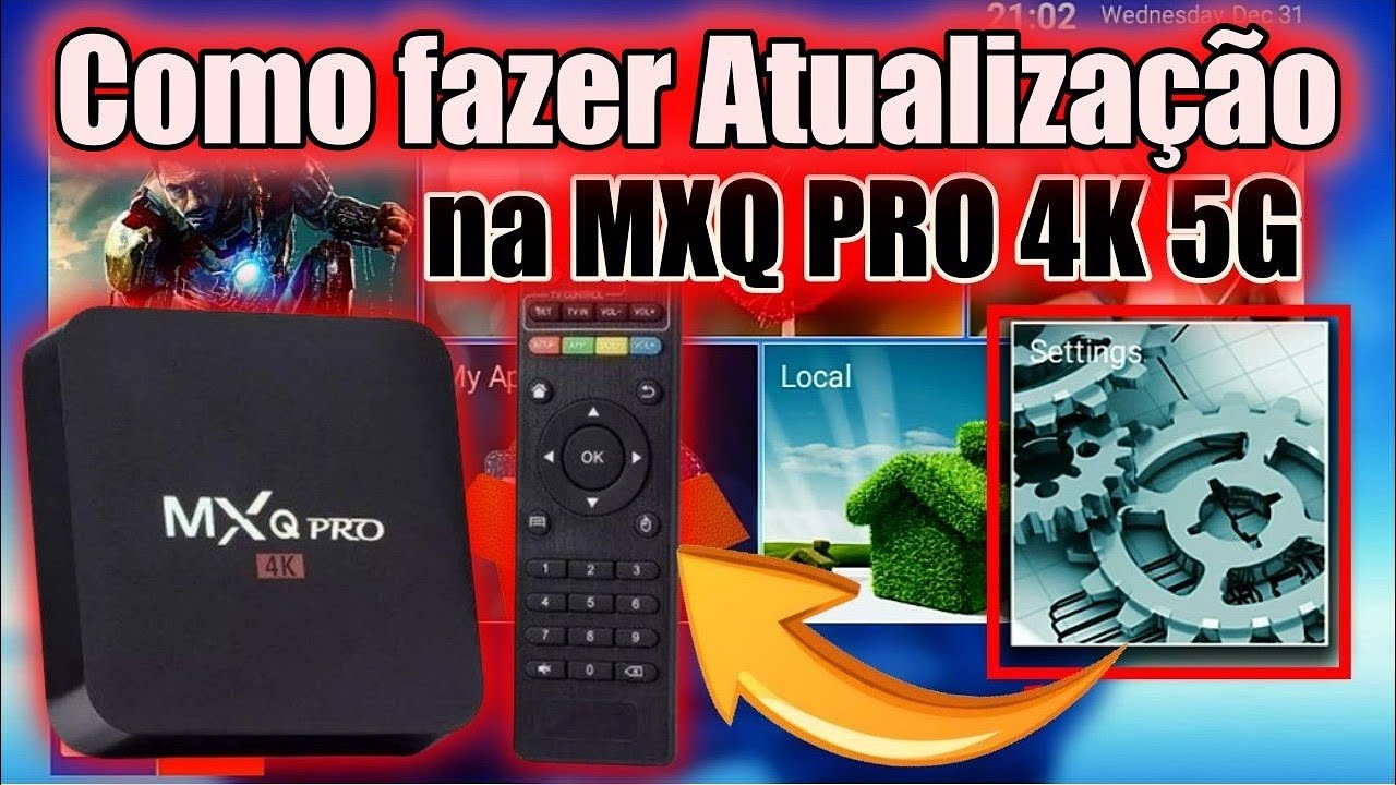 Como ATUALIZAR sua TV Box MXQ Pro 4K 5G para o ÚLTIMO FIRMWARE(passo à passo)