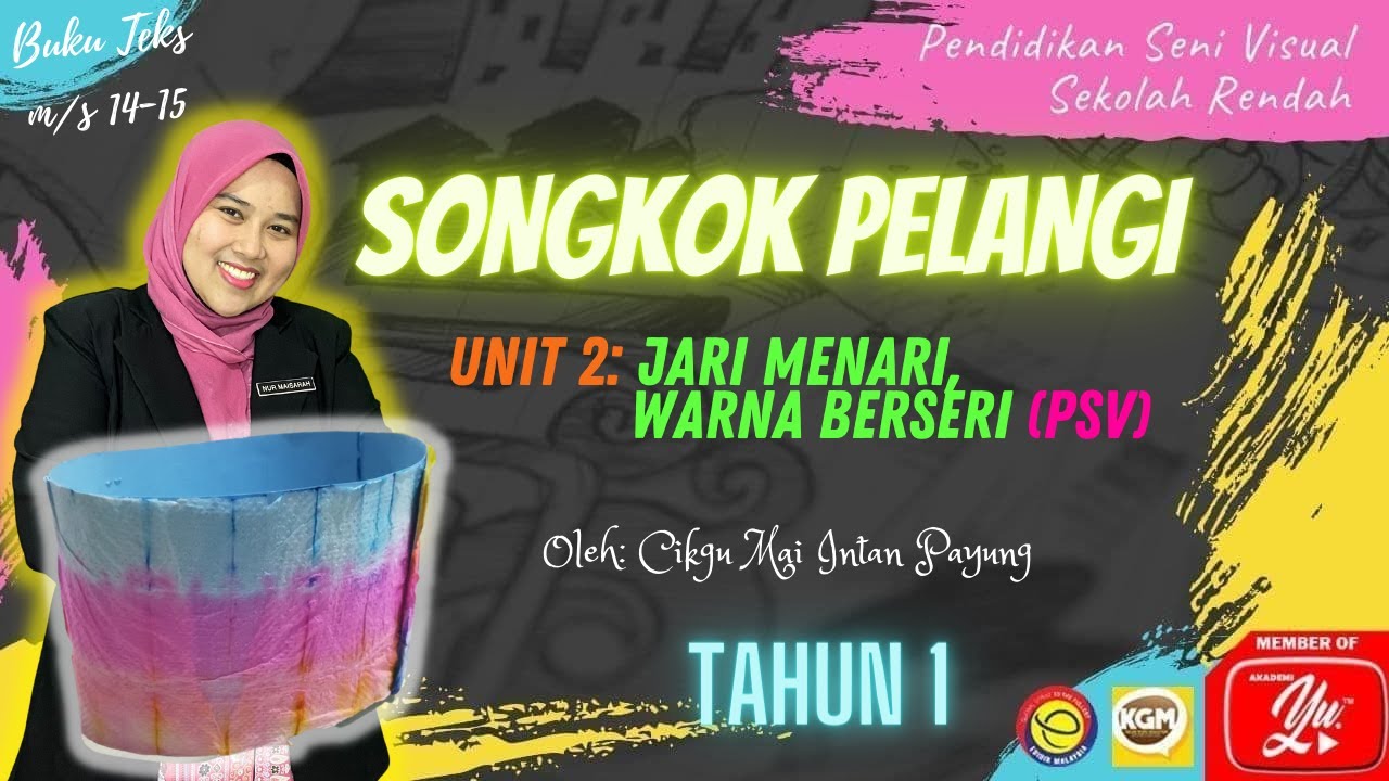 PSV TAHUN 1 | SONGKOK PELANGI |  UNIT 2  #akademiyoutuber  #tuisyenpercuma