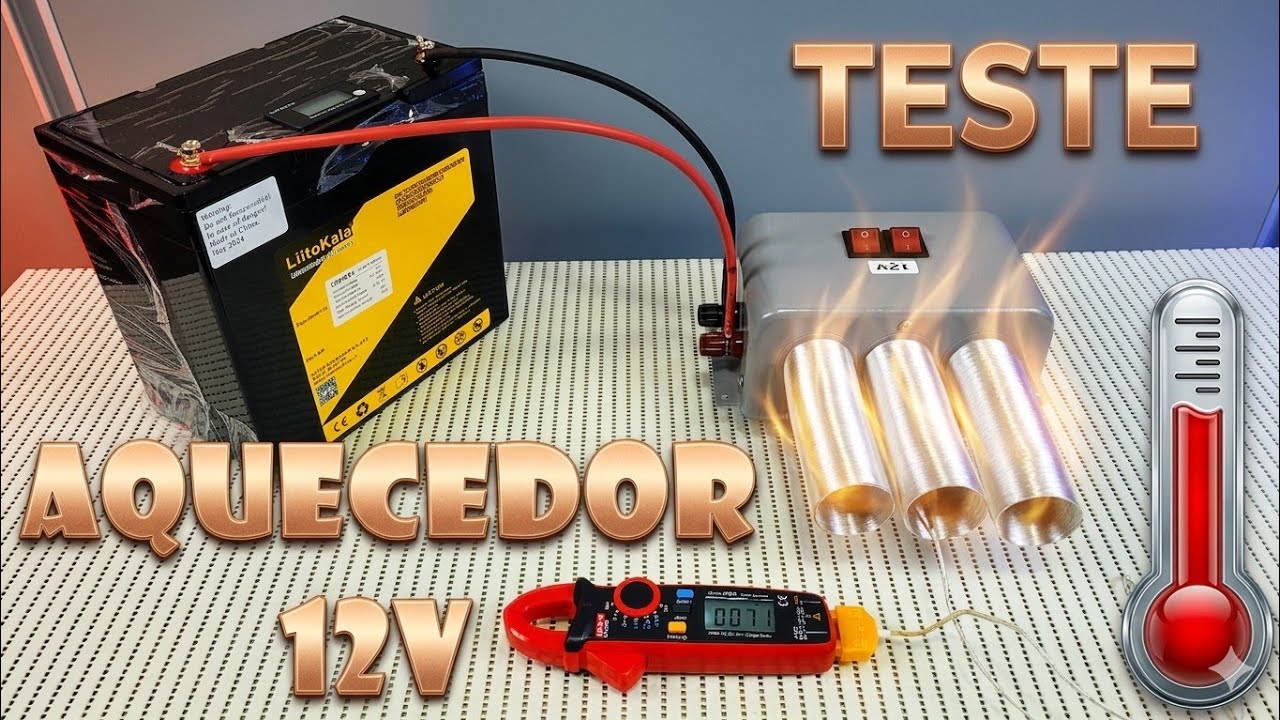 TESTE AQUECEDOR DE AR 12V
