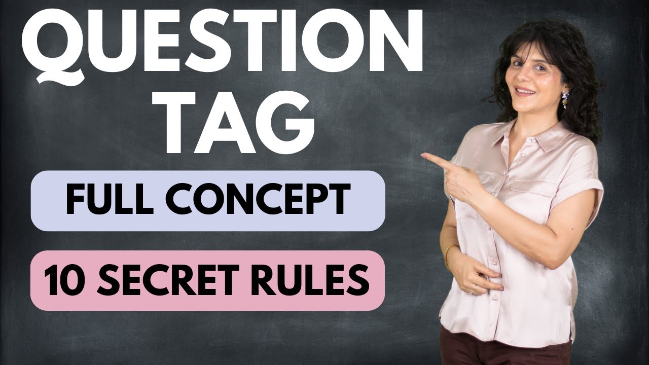 Question Tags in English Grammar With Examples | 10 Secret Rules | English Grammar Lesson | ChetChat
