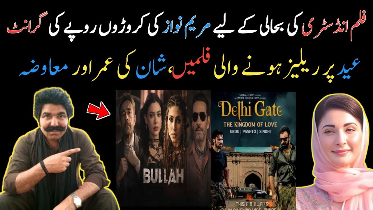 Maryam Nawaz Ki Film Industry Ke Liye Grant Aur Eid Par Release Hone Wali Films | Sajjad Jatt Vlog