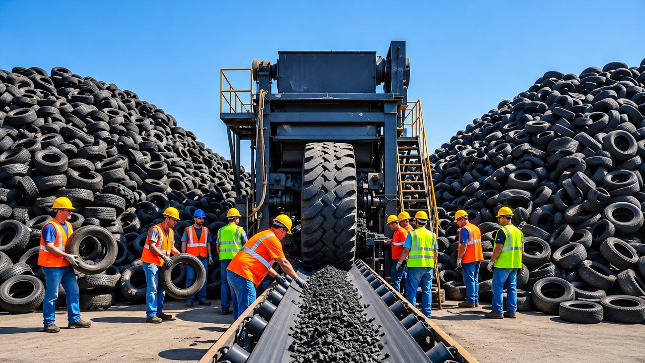 How Millions of waste Tires are converted into Oil Fuel & Top Most Popular Factory Videos on YouTube