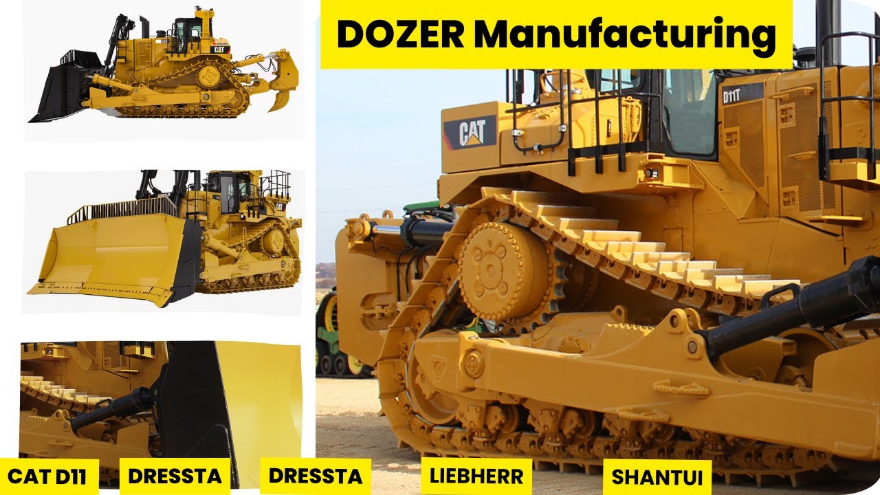 ▶️Dozer Manufacturing CAT D11T  2024 , Dressta, Liebherr, Shantui