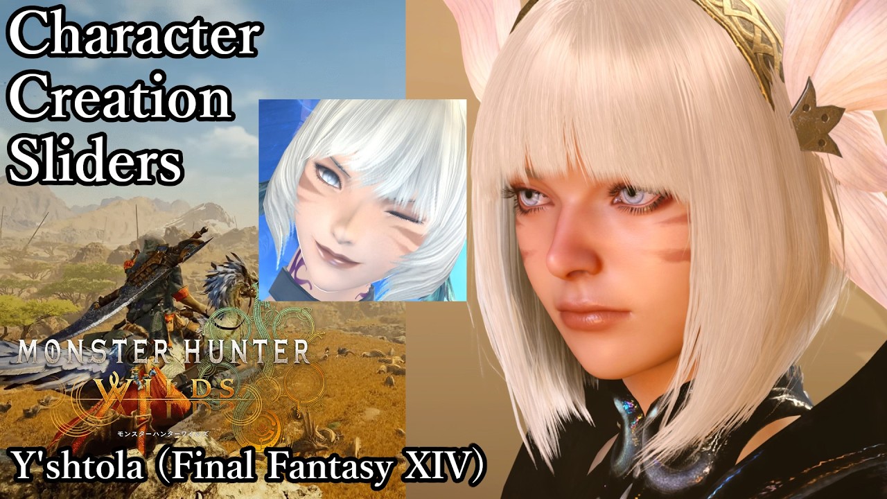MONSTER HUNTER WILDS Character Creation - Y'shtola (Final Fantasy XIV)