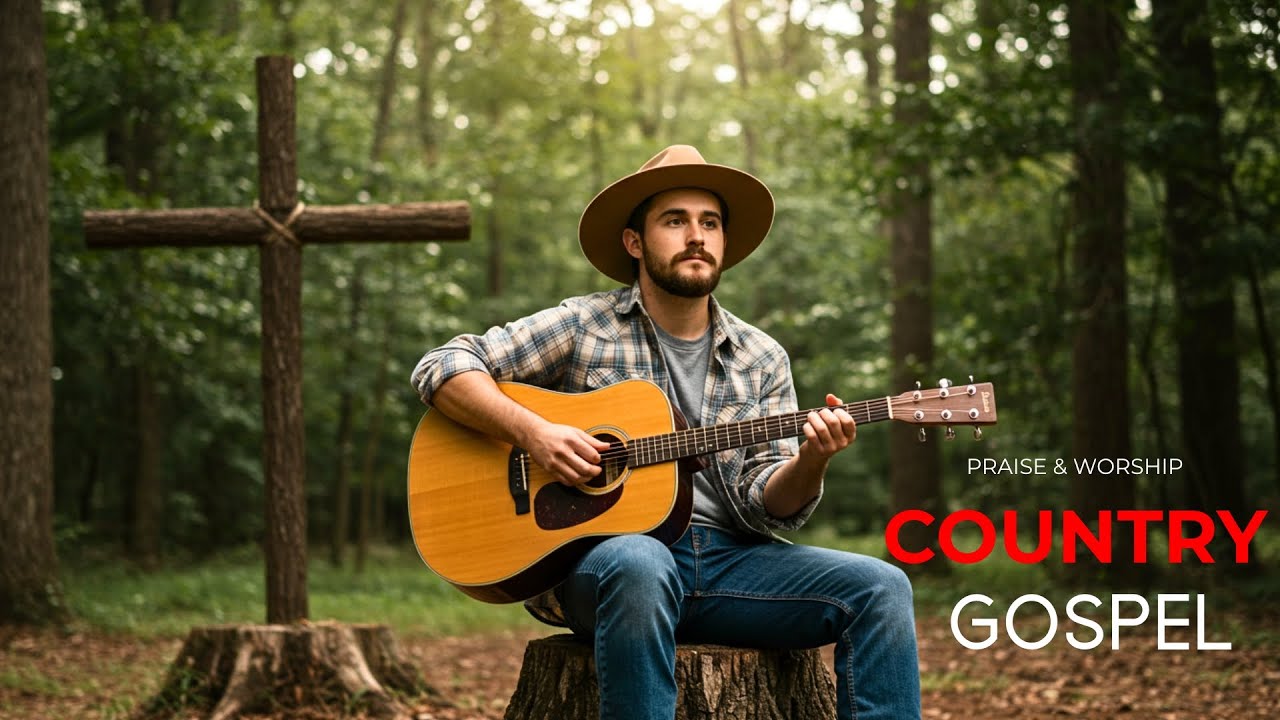 🎵 Relaxing Country Gospel Songs: Top 15  Songs Peaceful Worship Music Playlist 2025🎵