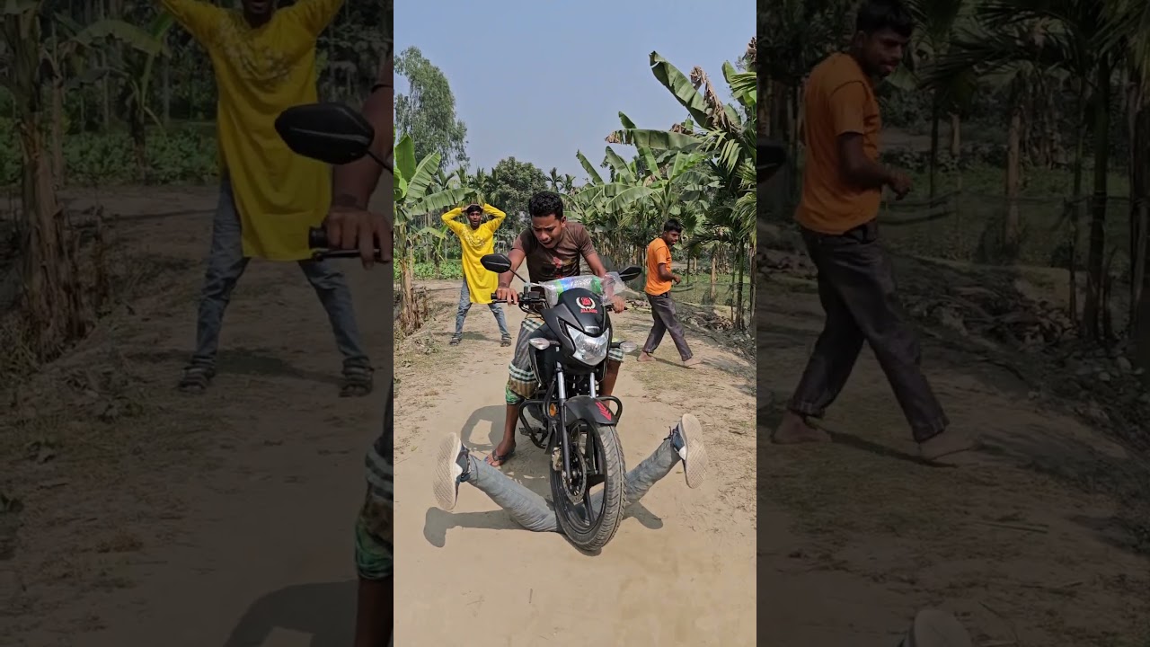 Two boys stole the bike with one foot in the hole