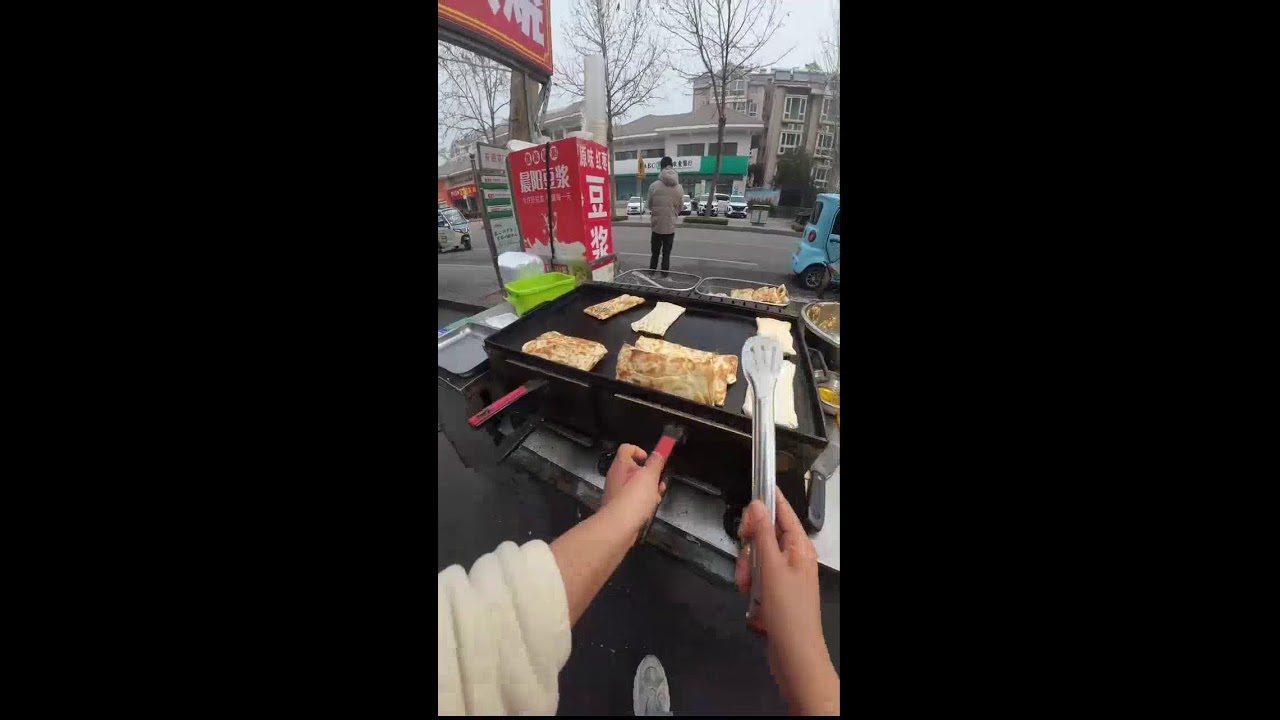 Real-Time Flatbread Production | Stuffed Huoshao from Dough to Bake | No Commentary