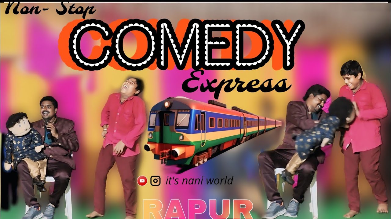 Non stop Comedy express |Ventriloquist nani Performence in Rapur #mimicrynani #comedy