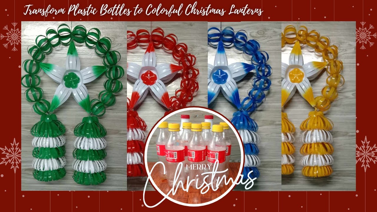 How to Make a Parol Using Plastic Bottles | Eco-Friendly Christmas Decor DIY ⭐