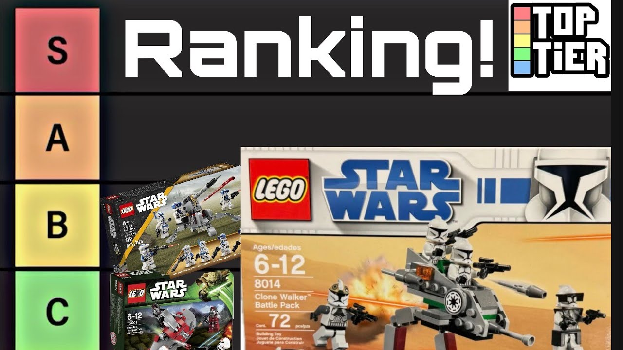 Ranking EVERY Lego Star Wars BATTLEPACK (2007-2026)