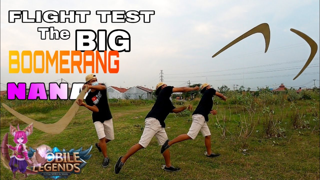 🔴BUMERANG SUPER BESAR | TEST TERBANG BUMERANG BIG NANA | AUTO KABUR | BUMERANG TERBESAR DI INDONESIA