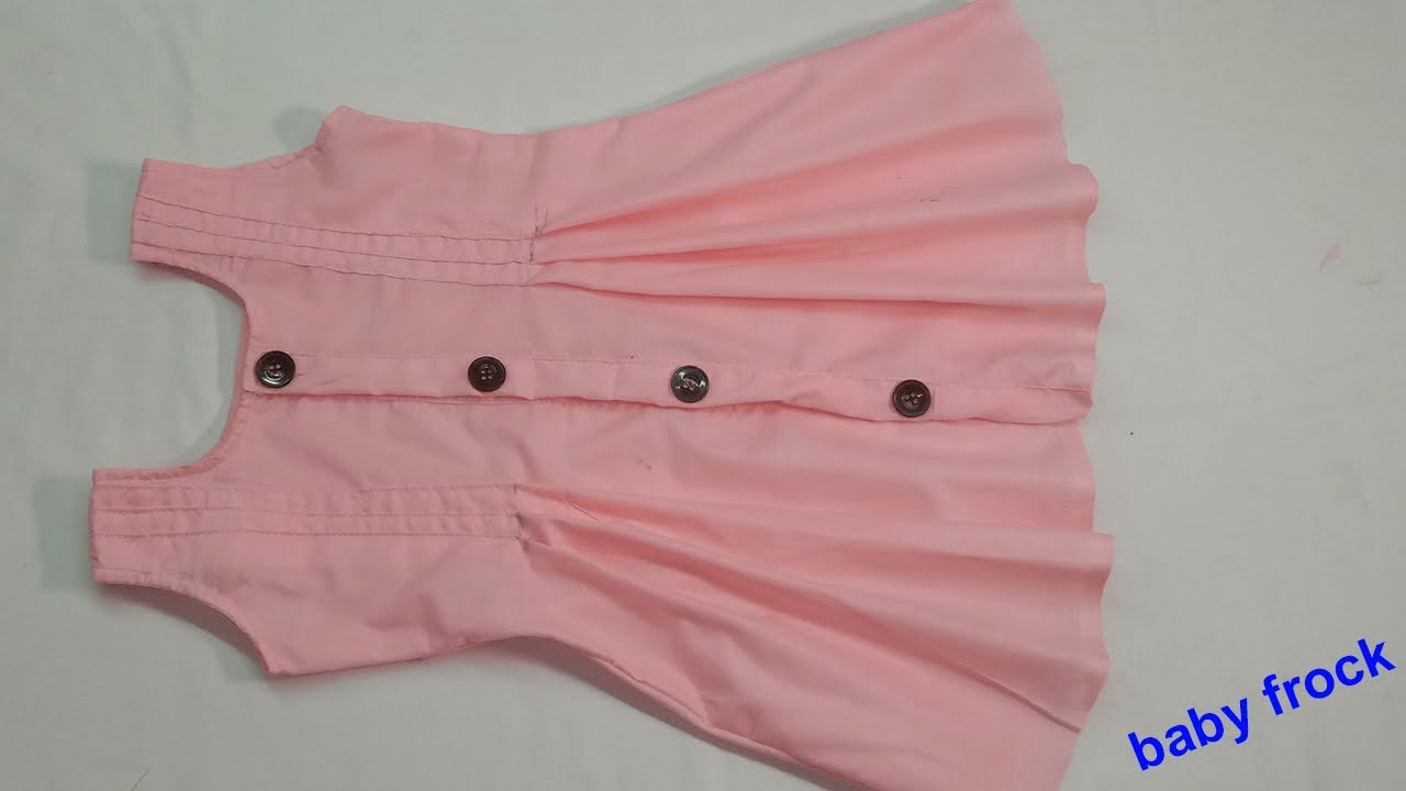 Frock Cutting and Stitching Very Easy\ box plated frock\frill baby frock