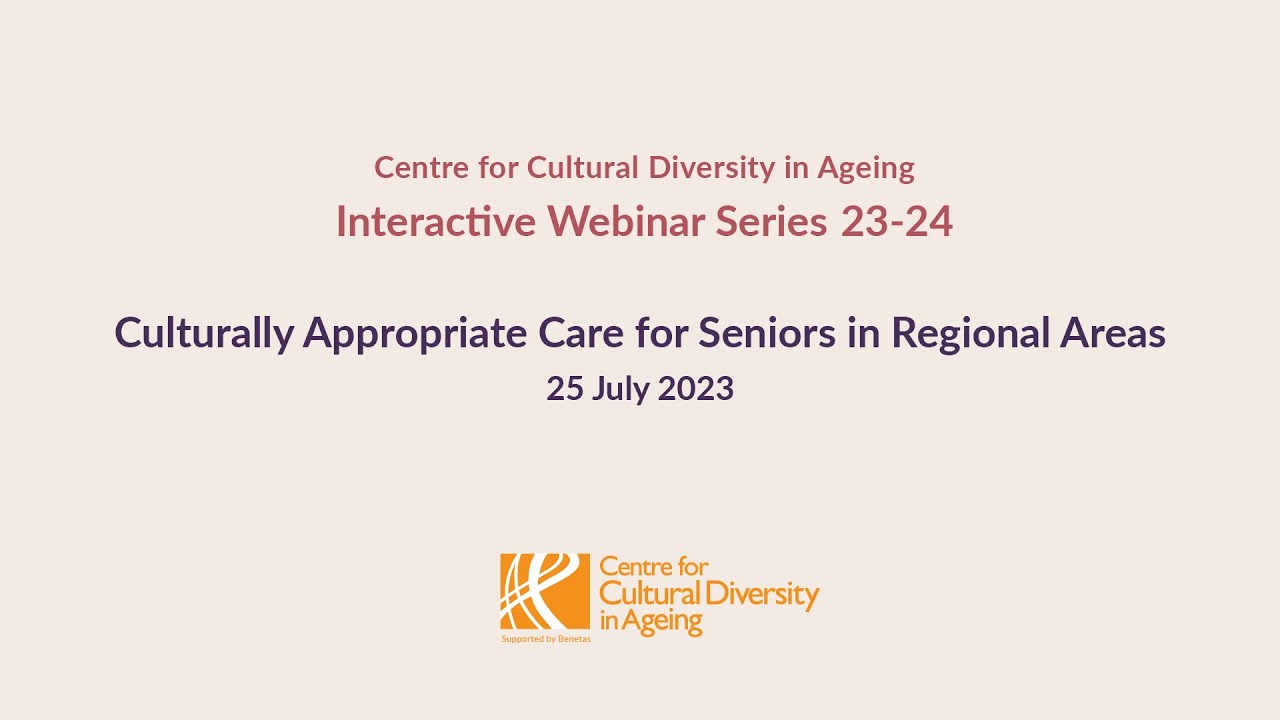 Culturally Appropriate Care for Seniors in Regional Areas