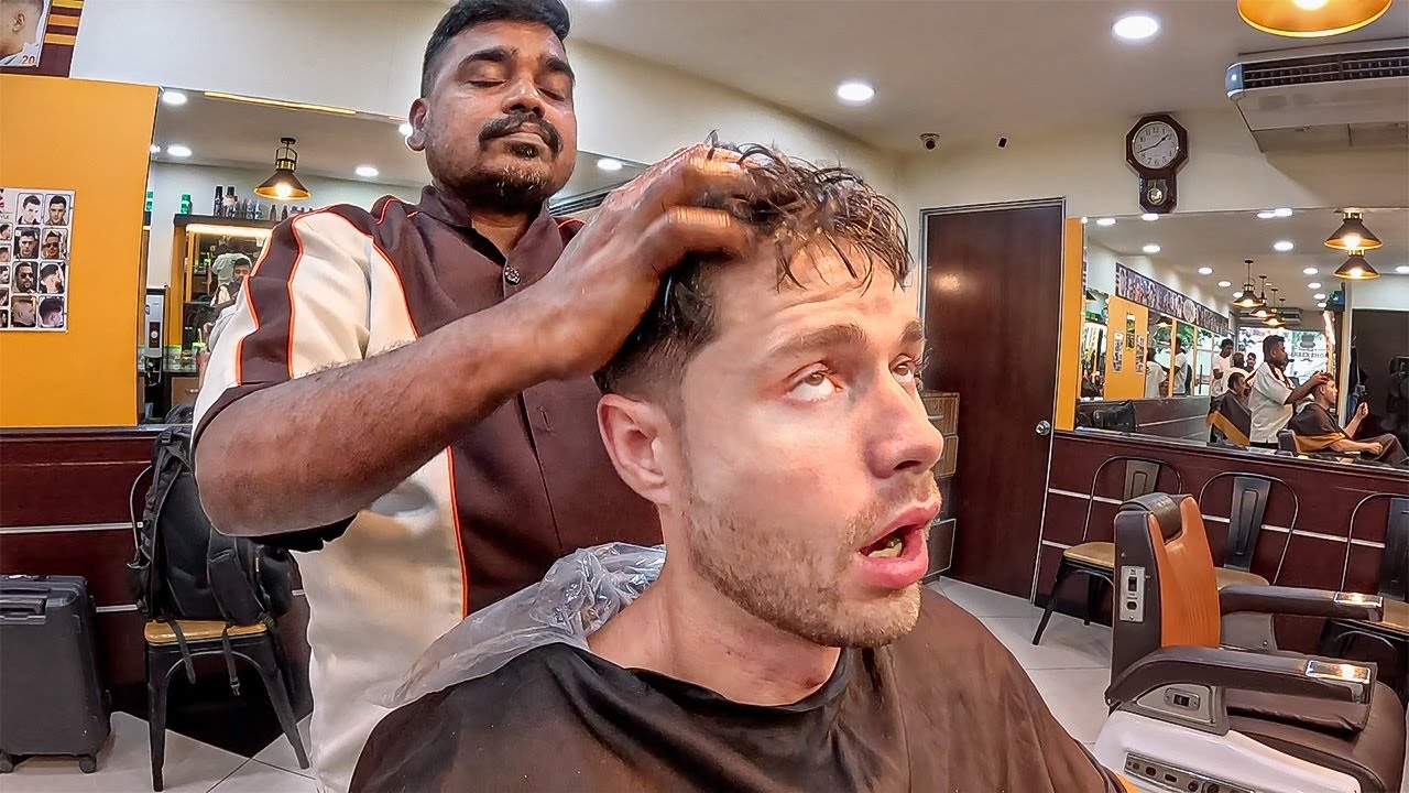Head massage sends me to another dimension 🚀👁️