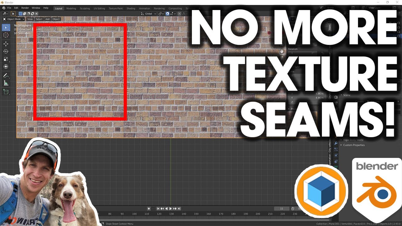 No More Texture Seaming in Blender! Trying the ANTI-SEAM Node!