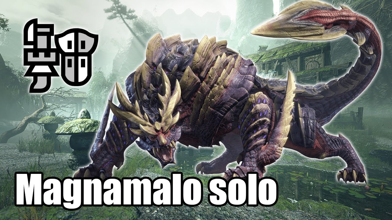 Magnamalo Gunlance solo gameplay | MHRise demo
